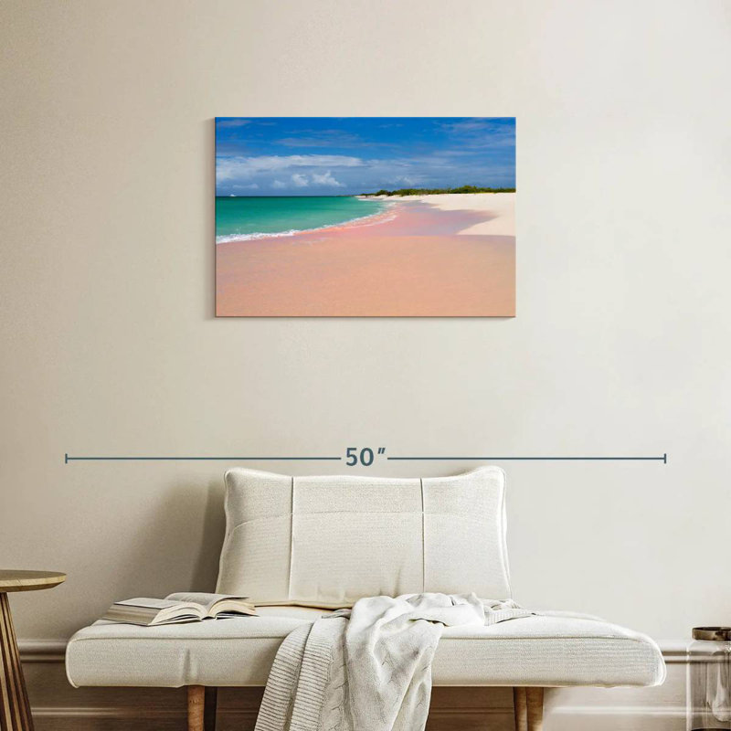 Plage de sable rose Gillard, H 20 po x l 30 po
