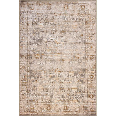 Tapis crème lavable à la machine à motif géométrique crème