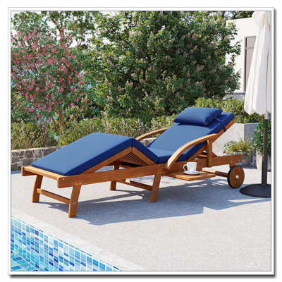 Chaises longues d'extérieur 77,5 "