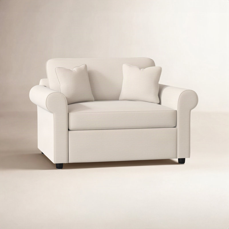 Fauteuil convertible de 54 po de largeur Warrington, Bayou toile naturelle