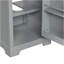 Meuble-lavabo de 20 po avec lavabo, armoire de salle de bain avec porte à fermeture douce, support de rangement et tablette réglable, gris-37449704