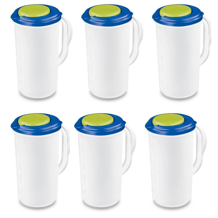 Sterilite Plastic Flip Top Drink 32 oz. Pitcher & Reviews