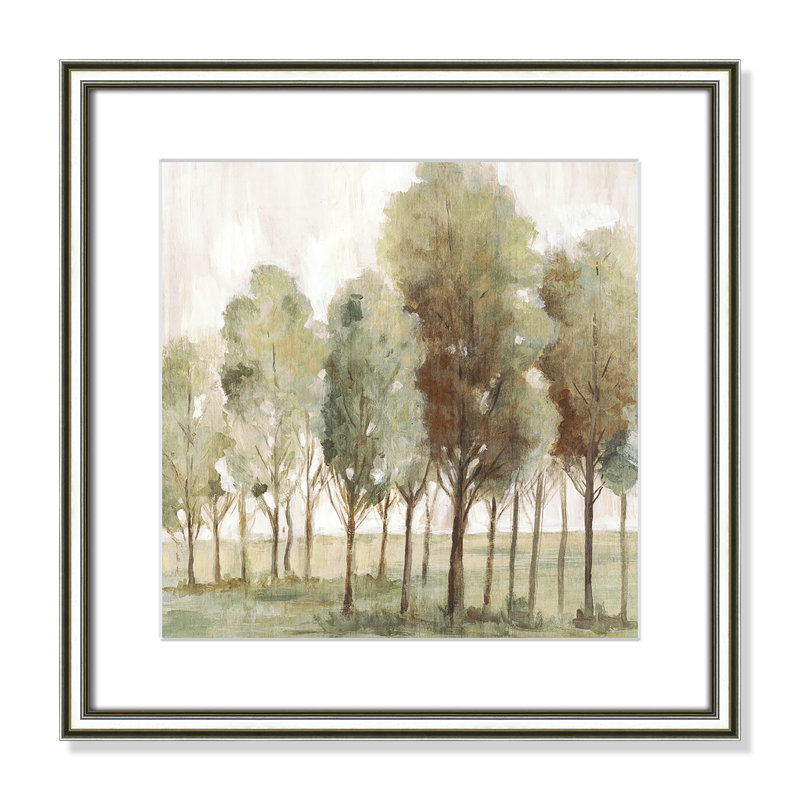 «Silent Fall II» par Eva Watts, 18.25'' W x 18.25'' H, Imprimé mat, Argent classique