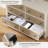 Cevat Rattan 6-Drawers Dresser,Thickened Curved Profile Design-1795716531