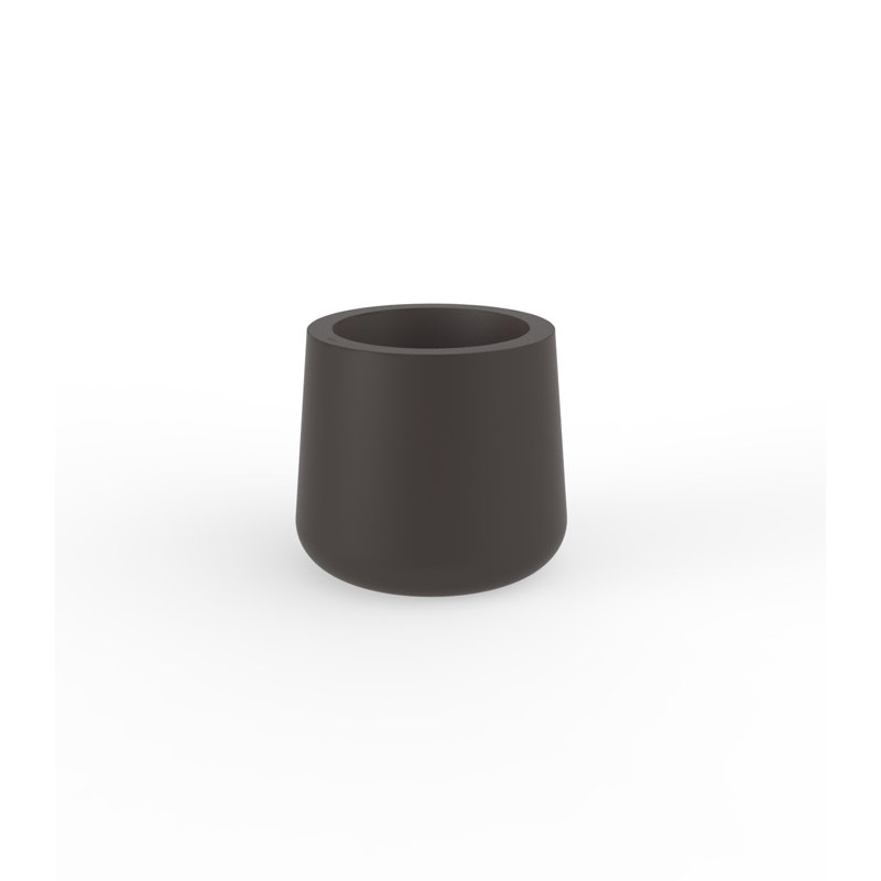 Ulm Plastic Pot Planter, 31.5" H x 35.75" W x 35.75" D, Bronze