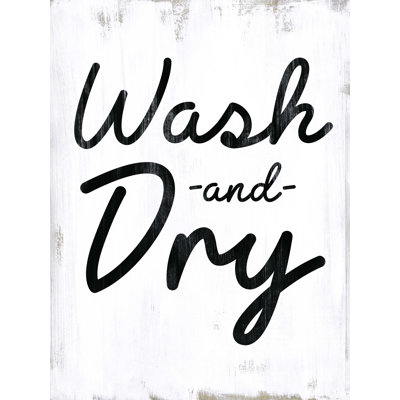 " Wash And Dry "