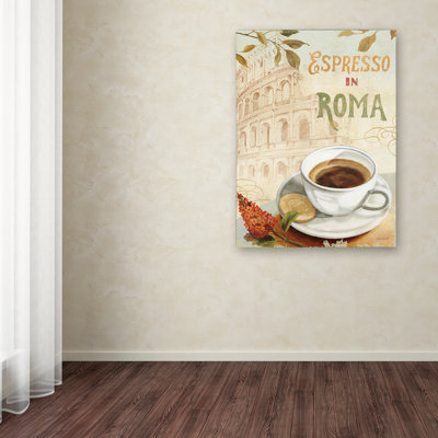 «Cafe in Europe III» par Lisa Audit - reproduction d'annonce sur toile