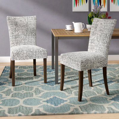 19'' H Tufted Cotton Upholstered Side Chair