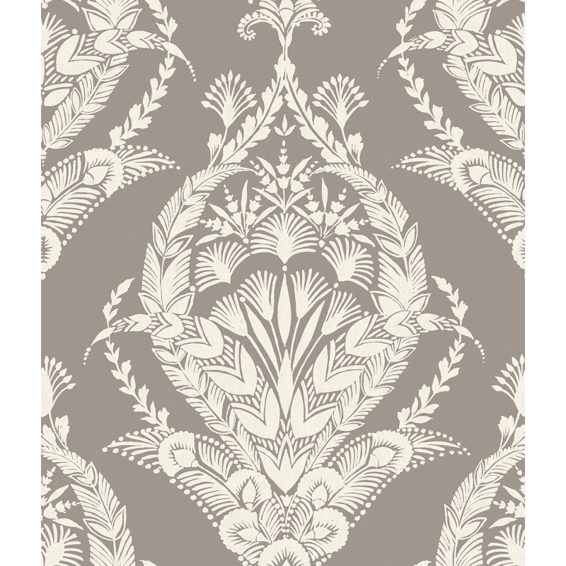 Rouleau de papier peint L 33 pi x l 20,5 po Raido, Gris