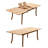 Loehr 10 - Person Teak Wood Patio Dining Set with Rectangular Table-1950233611-1950233623