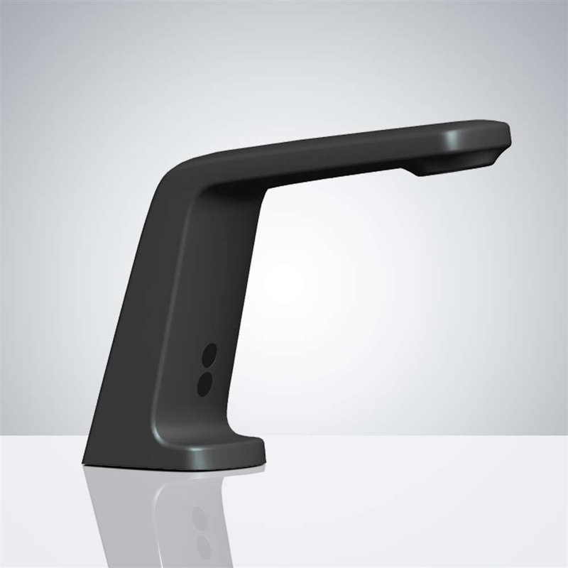 Robinet à capteur automatique noir mat sans contact avec technologie de mouvement infrarouge Chicago Commercial