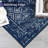 Elegant Oriental Machine Washable Rug with Rubber Anti-Slip Backing Ideal for Living Room, Dining Room, Bedroom, Office & Playroom-1494315060