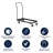 Regency L-Shaped Steel Folding Chair Dolly