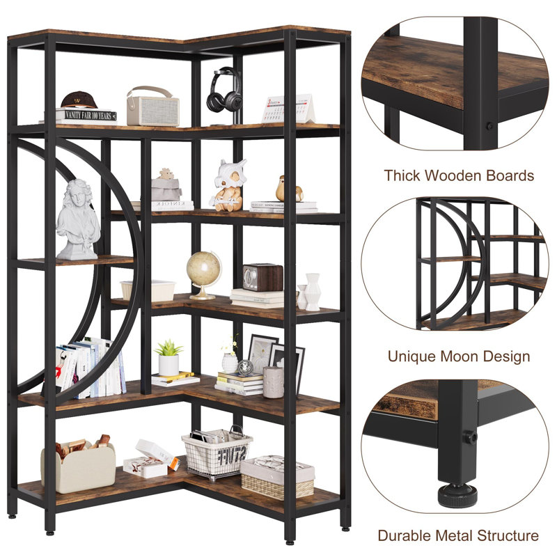 Anita Corner Etagere - Black Anita Corner Etagere - Black
