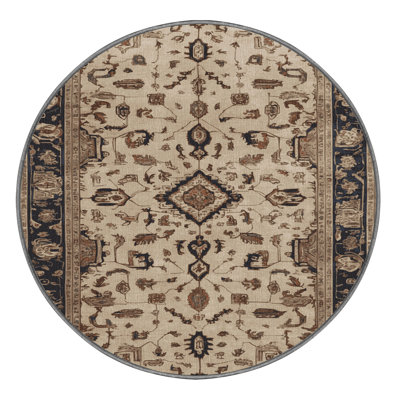 Machine Washable Persian Gray Area Rug