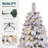 Pre-Lit Snow Flocked Christmas Tree-510852313