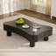 Table basse de 42 po avec rangement caché, panneau cannelé, salon Mid-Century moderne-1859643197