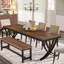 Metal Base Dining Table-1357912291-1357912286