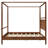 Solid Wood Canopy Bed Frame Four Posters Bed