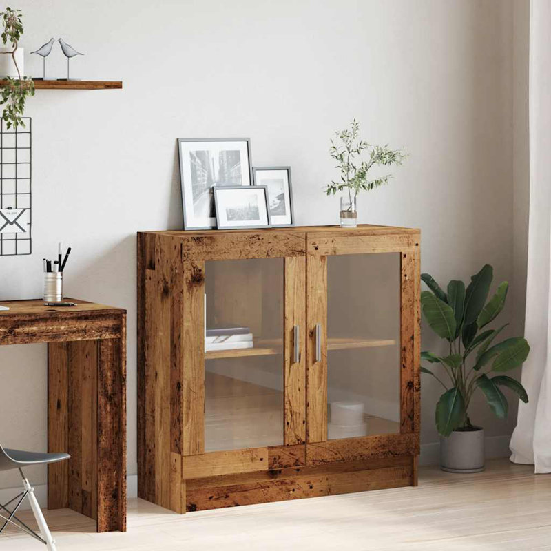 Vitrine vidaXL Vitrine, Bois ancien