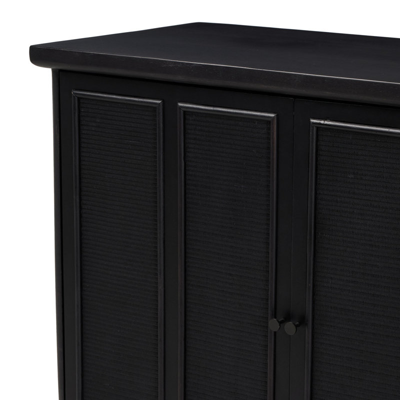 Arnaud Sideboard-Black Paper Cane