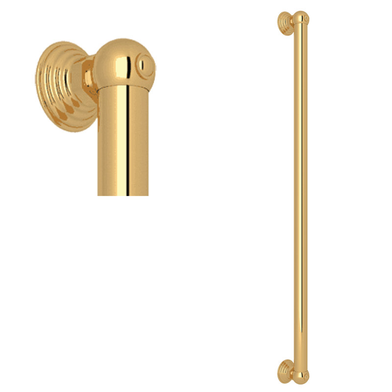 Spa Grab Bar, Italian Brass, 36" W