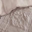 Ensemble de literie pour très grand lit 5 pièces élégant, jacquard rose, confort toutes saisons