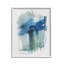«Blue Scribbles Paint Single Photo Frame» par Grace Popp sur toile-105108629-105885137