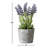10'' Faux Flowering Plant in Stone Pot