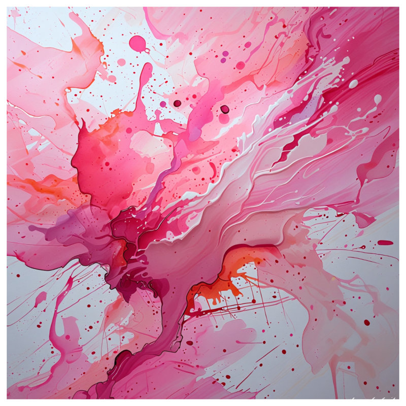 Rideau de douche abstrait - Art Modern Decor, 70in W x 84in H