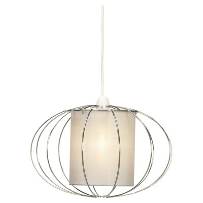 21.5 cm H Oval Pendant Shade ( Screw On )