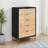 Baryal 30" W 5-Drawer Fluted Wood Chest-1809247129