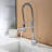 24.8" Modern 2-Function Single Handle Pull Down Kitchen Faucet With Pot Filler-128966328