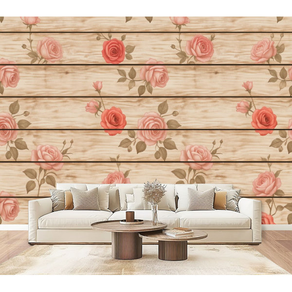 Red Barrel Studio Peel and Stick Wallpaper 96" W x 69" H Modern Self ...