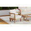 Chaise de patio avec coussins Weksler