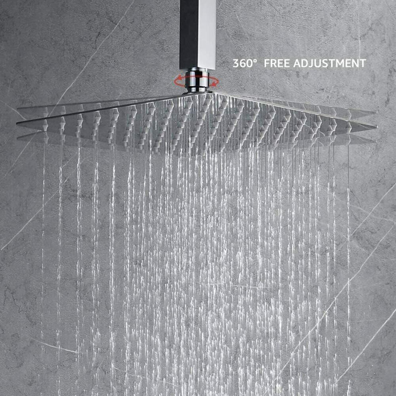 Système de douche complet à pression équilibrée (température et volume) avec valve brute
