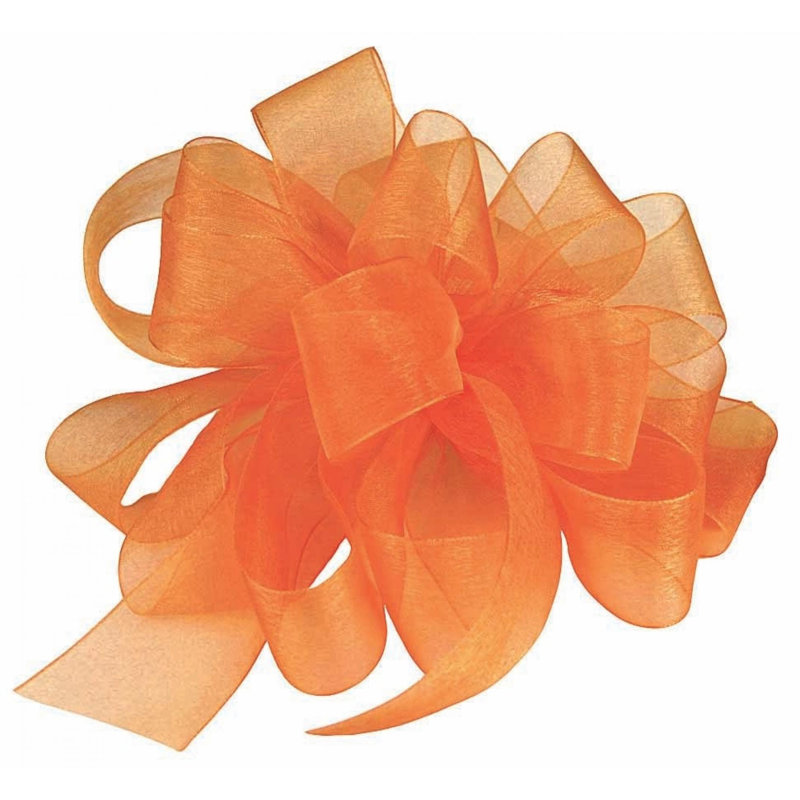 Ruban en mousseline de soie 5/100 po X100Yds, Orange