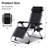 Patio Folding Zero Gravity Chair With  Cushion-860957342