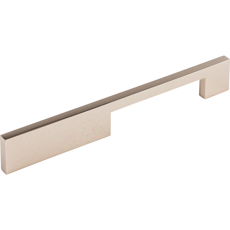 Linear Bar pull, Polished Nickel, 7" Center to Center Bar