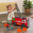 Adventure Bound: 2-In-1 Transforming Fire Truck Play Set With Ez Kraft Assembly