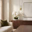 Orchid Arrangement in Round Fiberstone Pot-1233830117