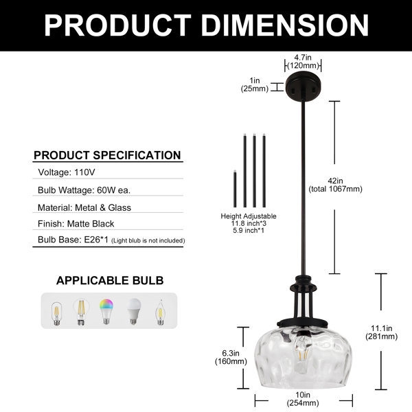 Dimensions du produit