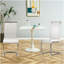 Chaise d'appoint blanche Cenka