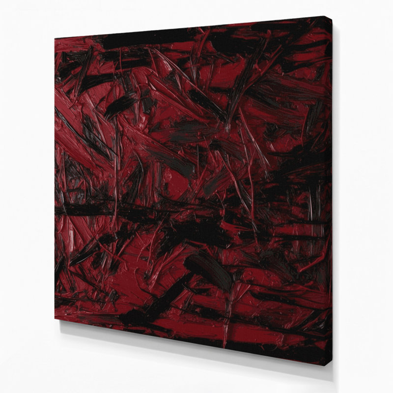 Neo Expressionism 93 Brown Canvas Wall Art