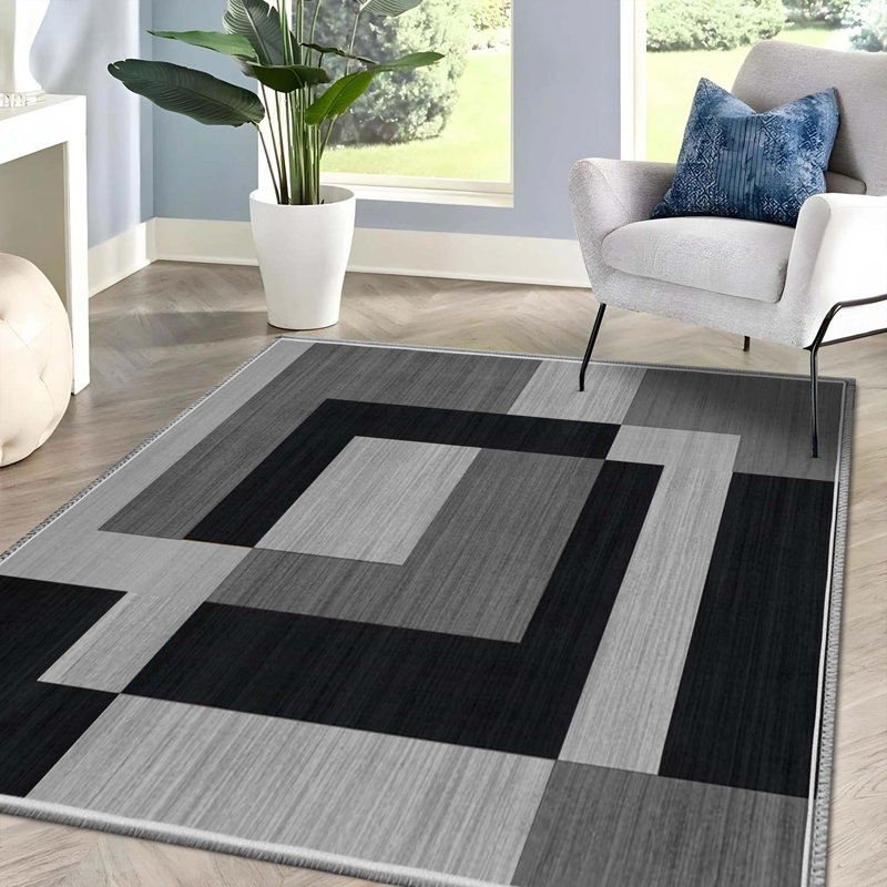Armilla Abstract Machine Printed Area Rug, Runner 80 x 300 cm