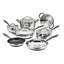 RADIANT PRO Stainless with Brushed Titanium Finish 11-Pc Set