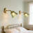 5.7-Inch Exquisite Retro Carved Green Wall Lamp (Including Warm Light Source)