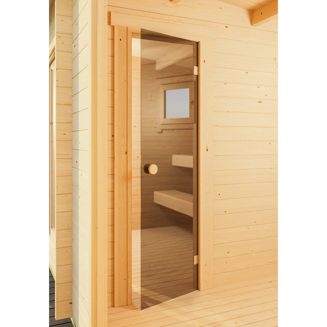 Zubehör / Gartenhaus / Sauna / Wellness SaunatÃ¼r für Abisko, Sundborn