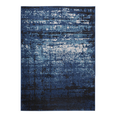 Sydney Vintage Abstract Synthetic Area Rug