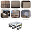 Ensemble de conversation modulaire en aluminium de 8 pièces avec coussins Iverson-100223172